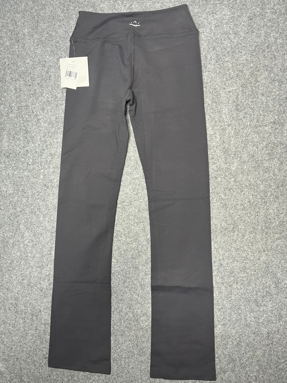 Beyond Yoga Bootcut Yoga Pants Steel Gray Supplex Lycra Size M NWT